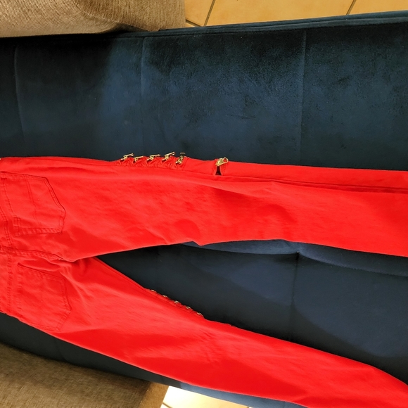 Red Custom Jeans - Picture 9 of 10